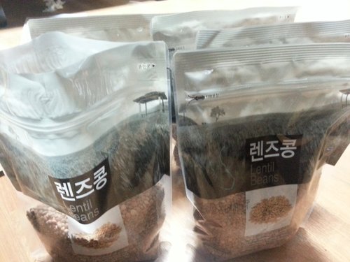 [두보식품] 렌즈콩 500g 5봉 (총2.5kg 렌틸콩 Lentil Beans)