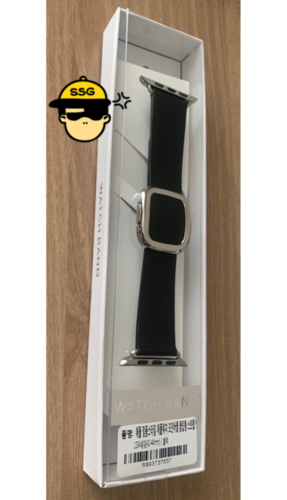 bob 애플워치 정품형 마그네틱 모던 버클 가죽 밴드 스트랩 Apple Watch 8 울트라 7 SE 6 5 4세대