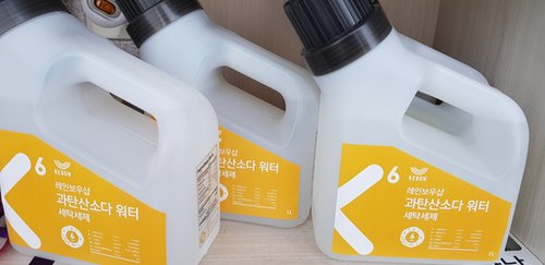 [레인보우샵]세탁세제 과탄산소다 워터 1L 리필 세트(리필x1)