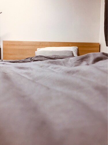 로먼 4color 평상형 침대(DH 7존 독립스프링 매트리스-퀸)