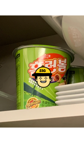홈런볼 초코맛 컵용기(51gx24개) /컵런볼