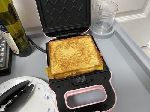 보본 블러썸 샌드위치 와플 크로플 붕어빵 토스트 멀티쿠커 스낵 메이커 VB-SM03 (핑크/라벤더)