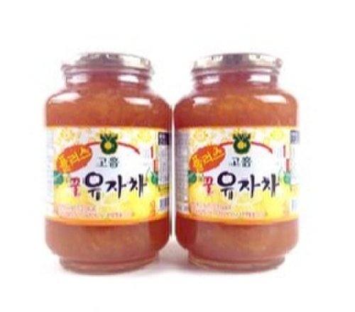 두원농협 고흥 유자차 선물세트 4kg(2kgx2병)/국내산 고흥유자청으로만든 안전식품
