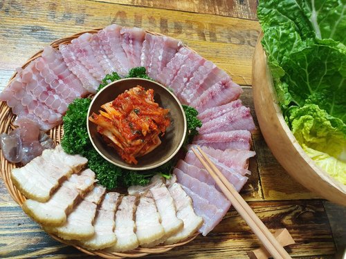 [자연맛남] 국내산 알싸한 감칠맛의 목포 삭힌 홍어 500g