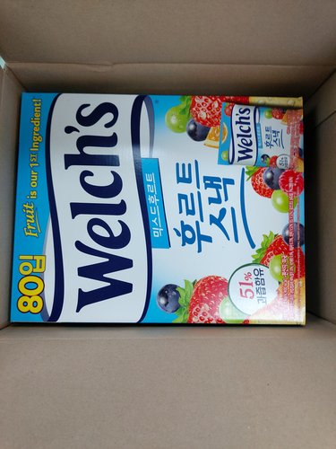 [Welchs]웰치스 믹스 후르츠 젤리 2kg(80입)
