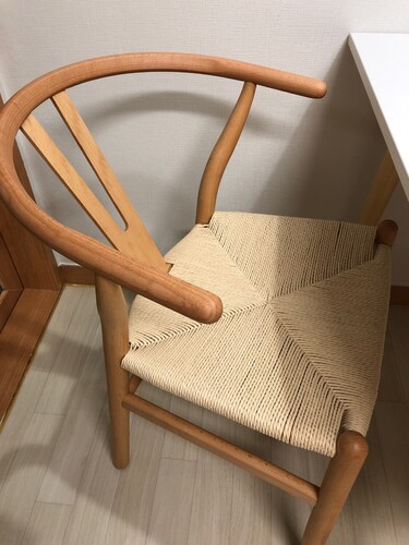 [방문설치]데이지 비치우드 원목 디자인 의자 인테리어 Y 체어 1인용