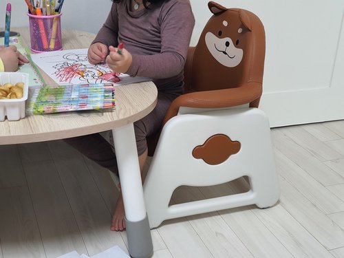 뚜뚜 높이조절 아이 의자 (시바, 냥이)