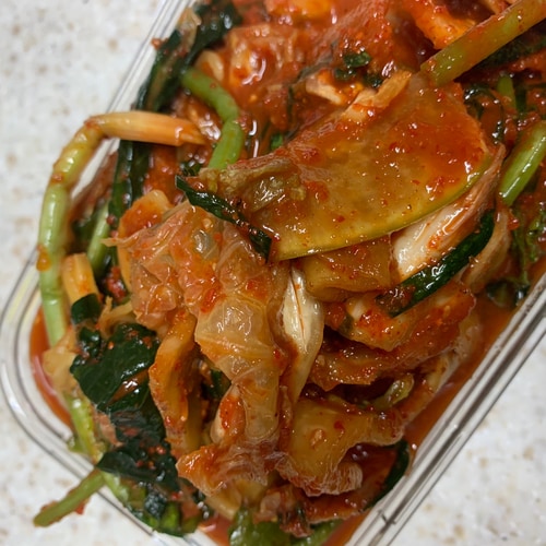 여수 나래식품 전라도 한입 맛김치 무김치 1kg 석박지 국내산