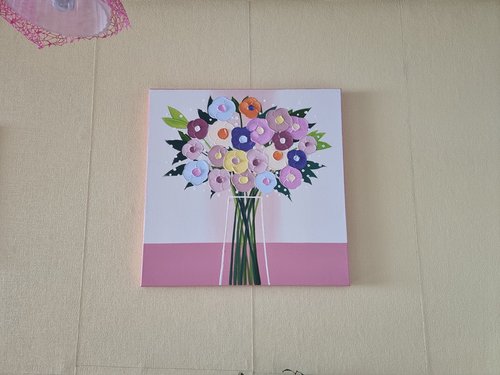 [트리빌리지] 꽃 그림액자 실내 유화 인테리어