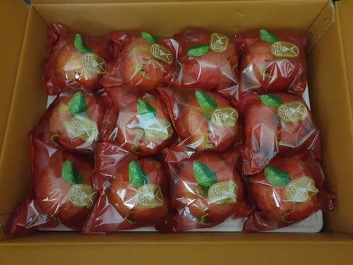 산지애 씻어나온 꿀사과 4kg 1box (특대과) / 청송산 미시마 , 당도선별