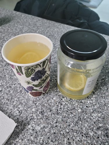 수제과일청 수제 레몬 생강청 500g 비정제원당