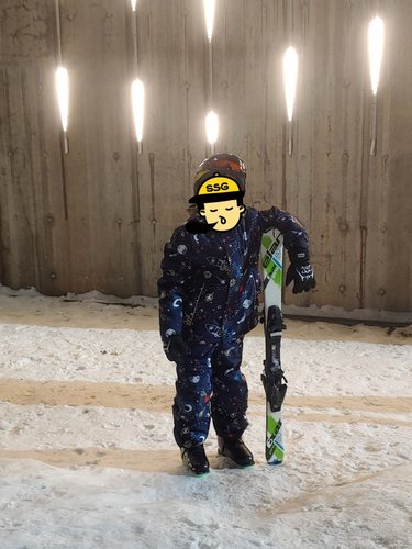 스포츠 스키 아동용 페이스 마스크 2종