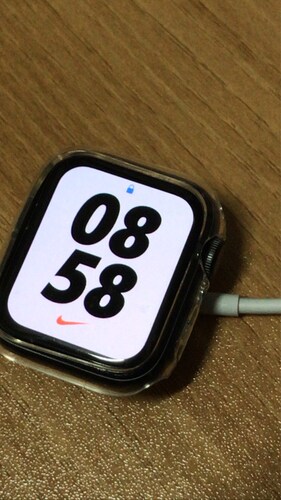 애플워치SE Nike GPS 40mm 스페이스그레이 안트라사이트/블랙 Nike 스포츠밴드 MKQ33KH/A