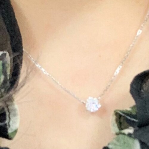 [여주점] [골든듀] 퓨리타3C  18K 3부 다이아몬드목걸이(211600043)