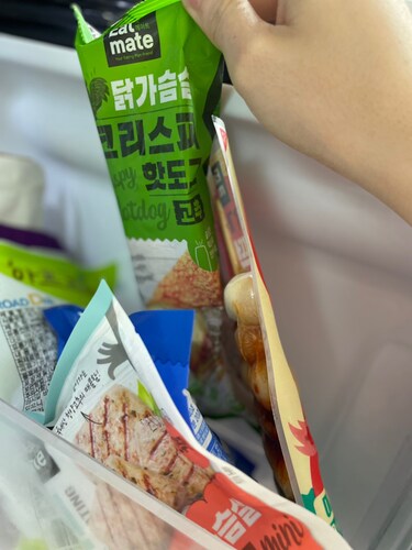 잇메이트 닭가슴살 크리스피 핫도그 고추맛 100g(1팩)