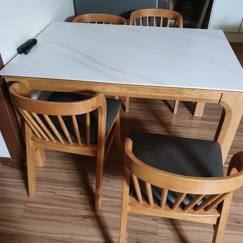 [비밀특가]버트슨 컴포트 세라믹 4인용 식탁세트 의자형