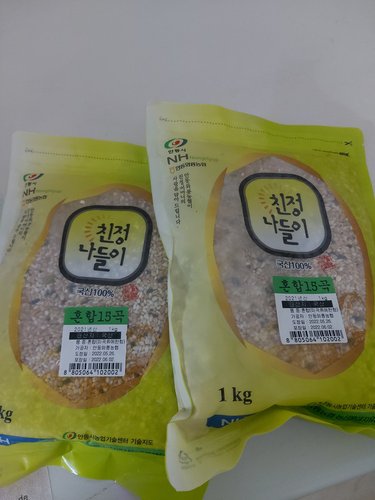 [와룡농협] 한국인의 밥심 국내산 혼합 15곡 1kg