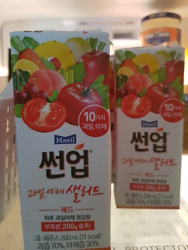 썬업 과일야채샐러드 레드 200ml 24팩