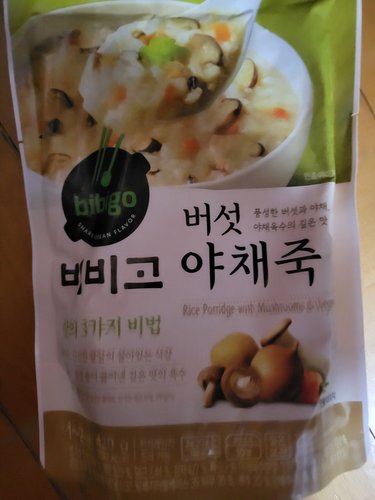 햇반 소프트밀 버섯야채죽 420g