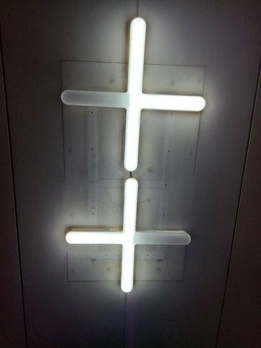 LED 십자등 60W 6500K 주광색 흰빛 국산 삼성칩 LED형광등 방등 거실등 사무실등 오늘출발