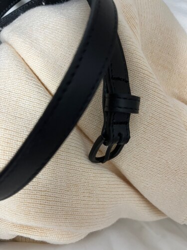 Coated Buckle Belt Black