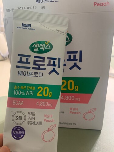 [본사직영]프로핏 웨이프로틴 파우더 스틱 복숭아 1박스 (33G x10포)