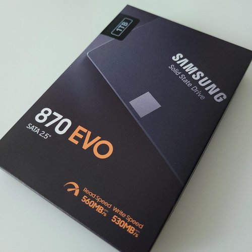 870 EVO 1TB SATA3 TLC 2.5인치 SSD MZ-77E1T0BW 공식인증 (정품)