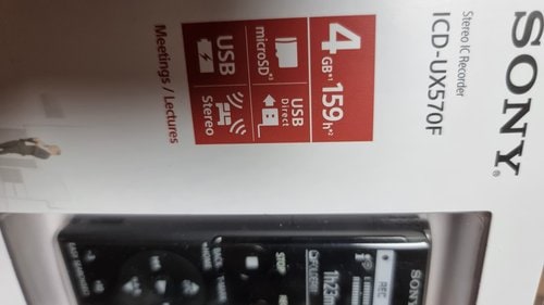 소형 소니녹음기 ICD-UX570F 장시간 음성 녹음 보이스레코더
