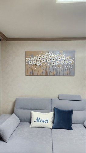 [트리빌리지] 거실 대형 인테리어 액자 꽃그림
