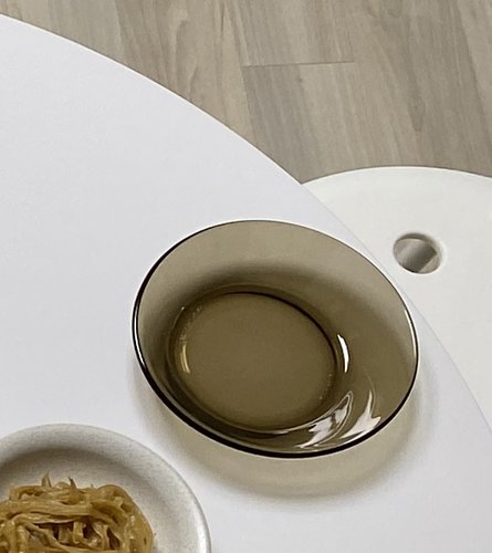 프랑스 명품 듀라렉스 강화유리 나눔 앞 접시 플레이트 스모키 쿠프(소) 3P 14.5cm