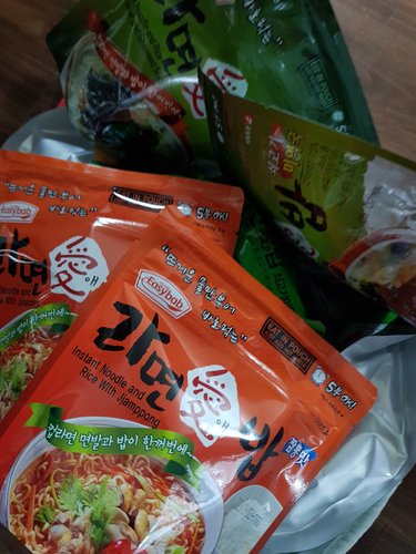 발열도시락 핫앤쿡 라면애밥 나가사끼짬뽕 100g 비화식 등산음식 전투식량 간편식