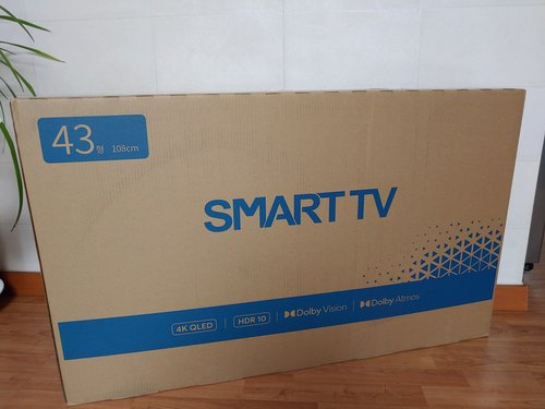 4K UHD TV 더함 43인치(109cm) 치크 UA431QLED 구글 안드로이드  스마트TV