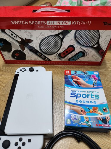닌텐도 공식판매처 닌텐도 스위치 본체 OLED 스포츠 키트 패키지(옵션 선택) 사은품 증정