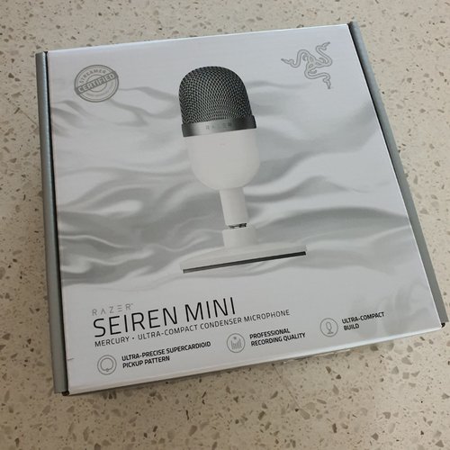 Razer Seiren Mini Mercury White 세이렌 미니 마이크