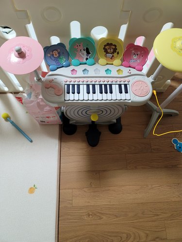 [특가중!] 블루투스 피아노드럼 (돌아기 아기장난감)