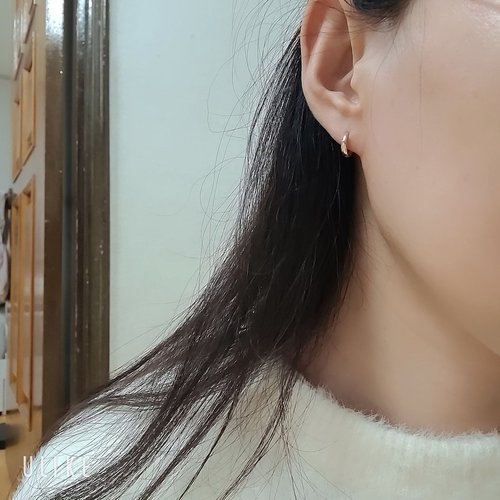 [BEST][아이유 PICK] J Basic 14K 귀걸이 (JJJBE09AS555R4000)