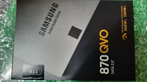 QLC 2.5인치  SSD 870 QVO 1TB MZ-77Q1T0BW 공식인증 (정품)
