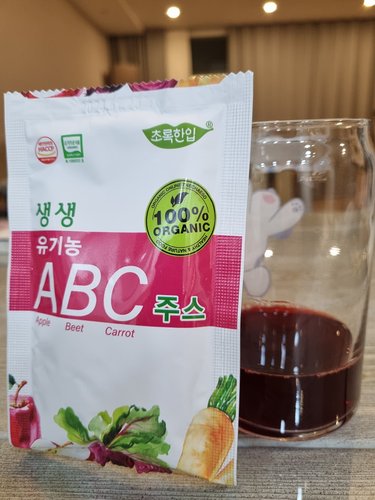 [초록한입] 유기농 ABC주스  100ml 21포 (2박스)