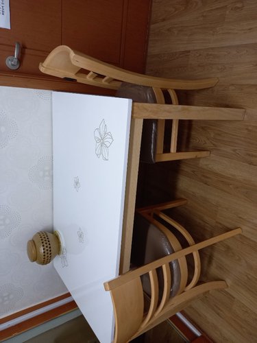 [동서가구] H심플 고광택 하이그로시 4인용 식탁 테이블 세트 (의자 4EA) DF628653