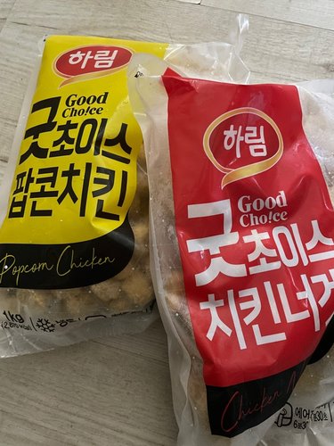 [하림 본사직영] 하림 굿초이스치킨너겟1kg+굿초이스팝콘치킨1kg