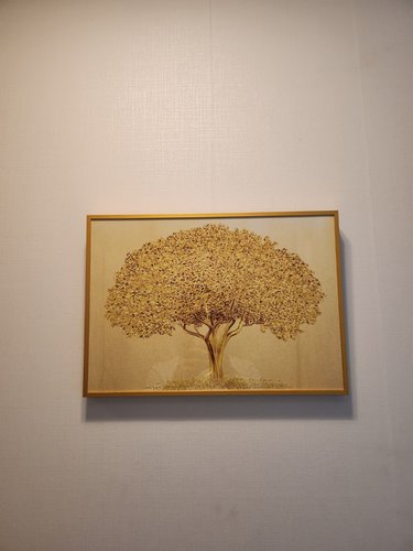 [더아트컴퍼니] 돈들어오는 그림 황금 돈나무그림 재물운 행운 풍수그림 럭셔리 액자