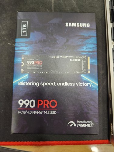 [s] 990 PRO PCIe 4.0 NVMe SSD 1TB 1테라 MZ-V9P1T0BW 공식인증 (정품)
