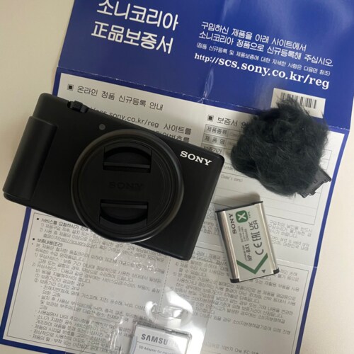 [신제품] 소니 ZV-1F/블랙/브이로그 전용카메라