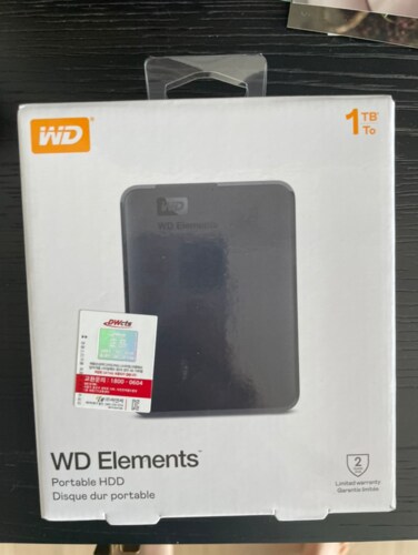 [WD공식수입원]WD NEW Elements Portable 외장하드 1TB / 무료배송 / 파우치 증정 / 2년무상AS