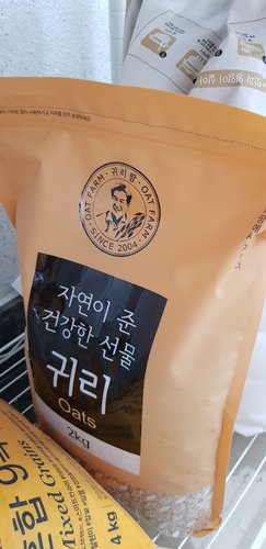 [전북정읍][귀한들]국내산 정읍 귀리2kg