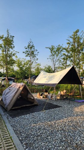 카즈미 NEW 트리온 EX 텐트 원터치 감성 캠핑텐트
