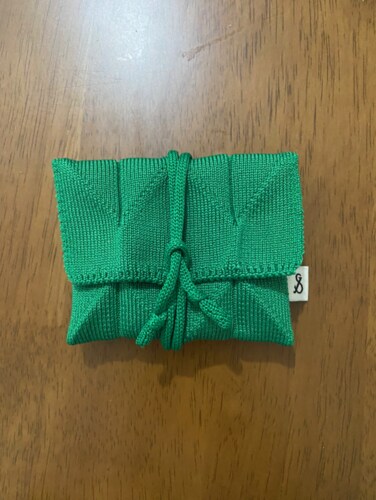 Lucky Pleats Knit Card Wallet (ALL)