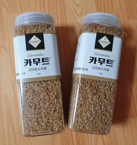 고대곡물 정품 카무트 쌀 1kgX5개 (용기)