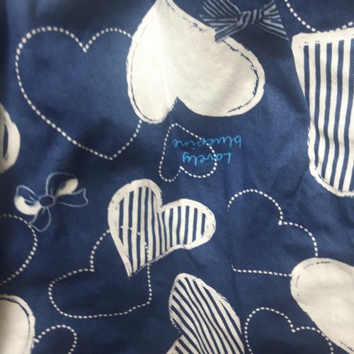 [블루핀] 여성 국산 잠옷 3부 하트리본 반바지 BPP002
