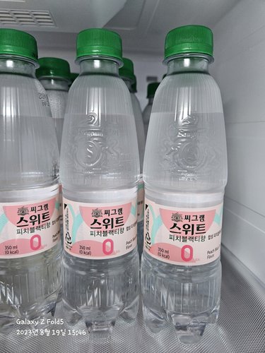 [코카콜라직영] 씨그램 스위트 피치블랙티향 350ml 24개